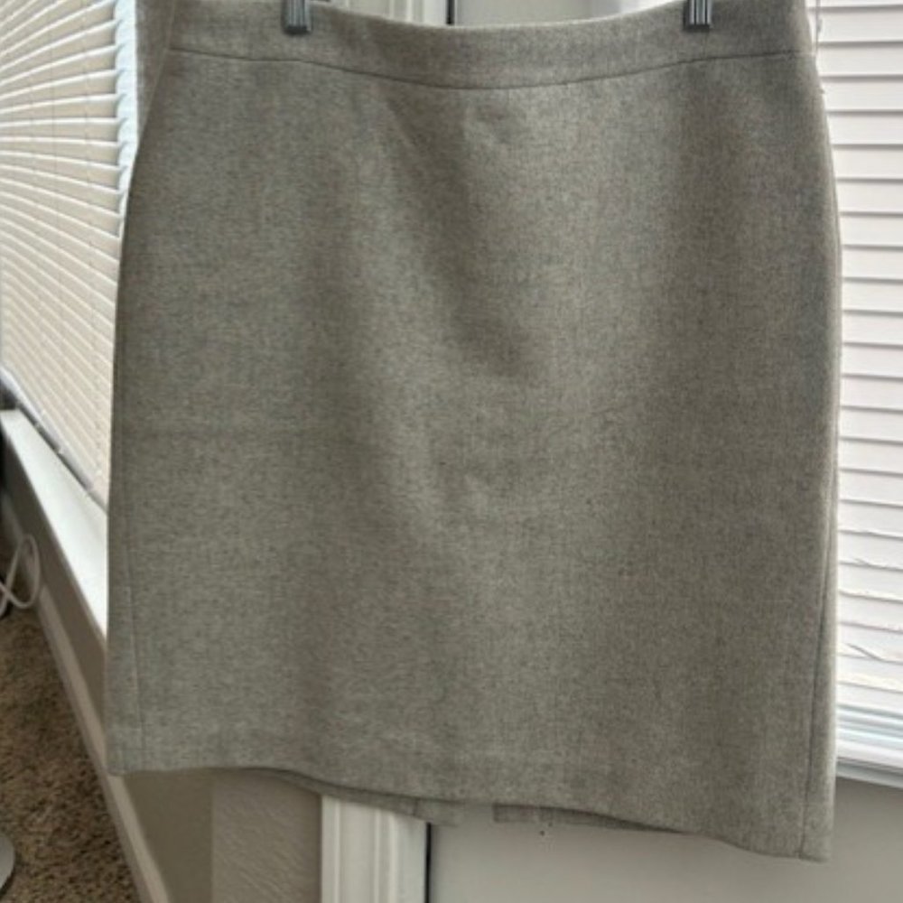 J Crew Mercantile Wool Pencil skirt Size 12